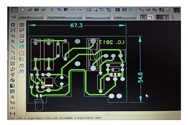printed circuit layout
