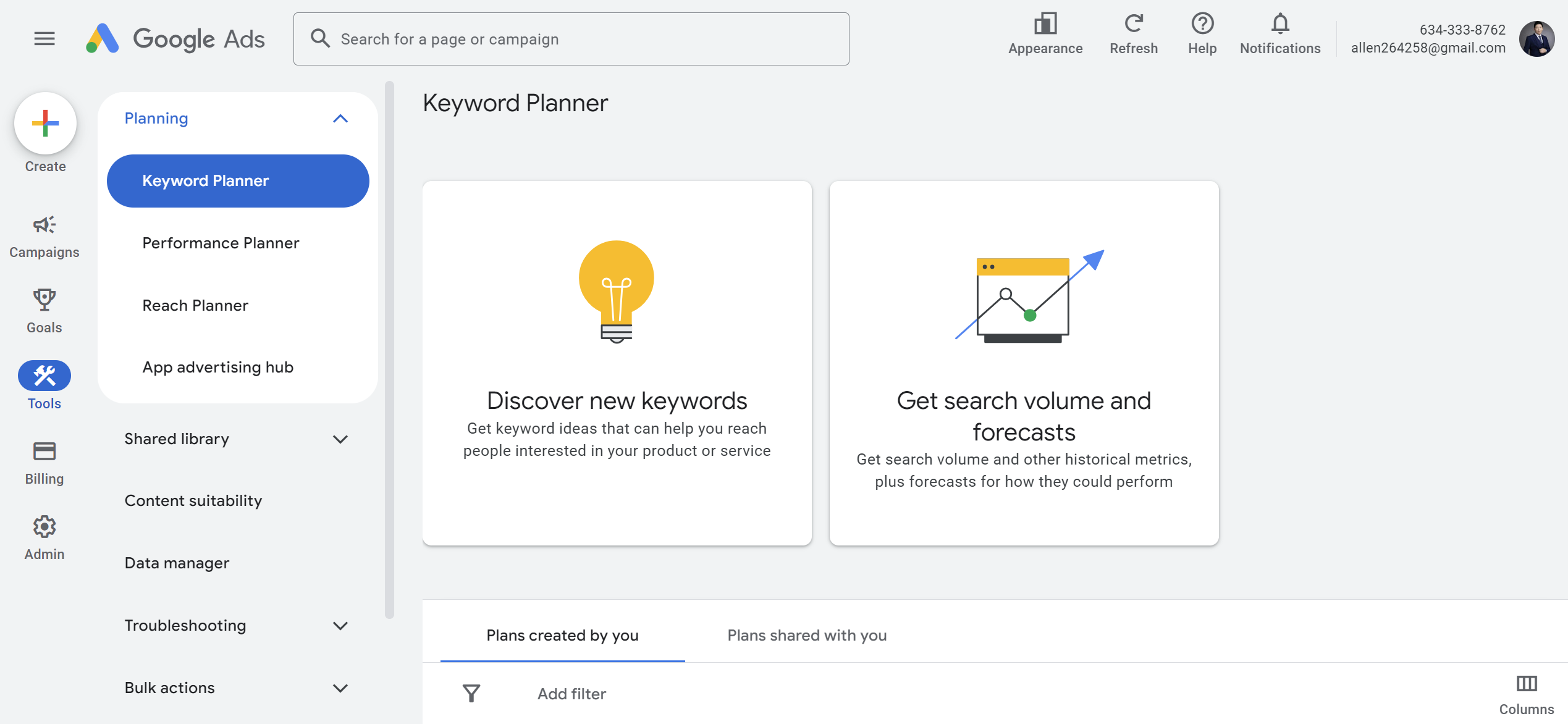 keyword tool youtube​