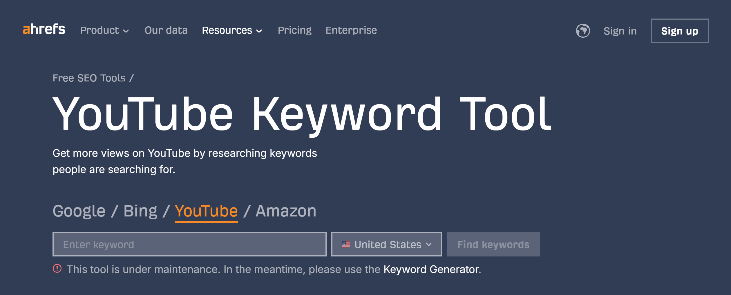 youtube keywords​